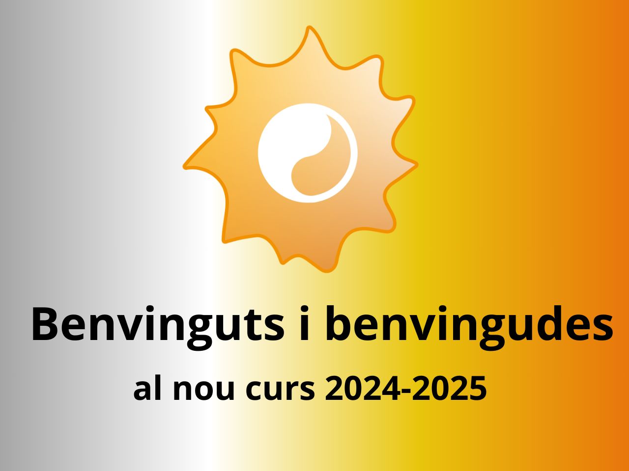 Benvinguda al curs 2024-2025