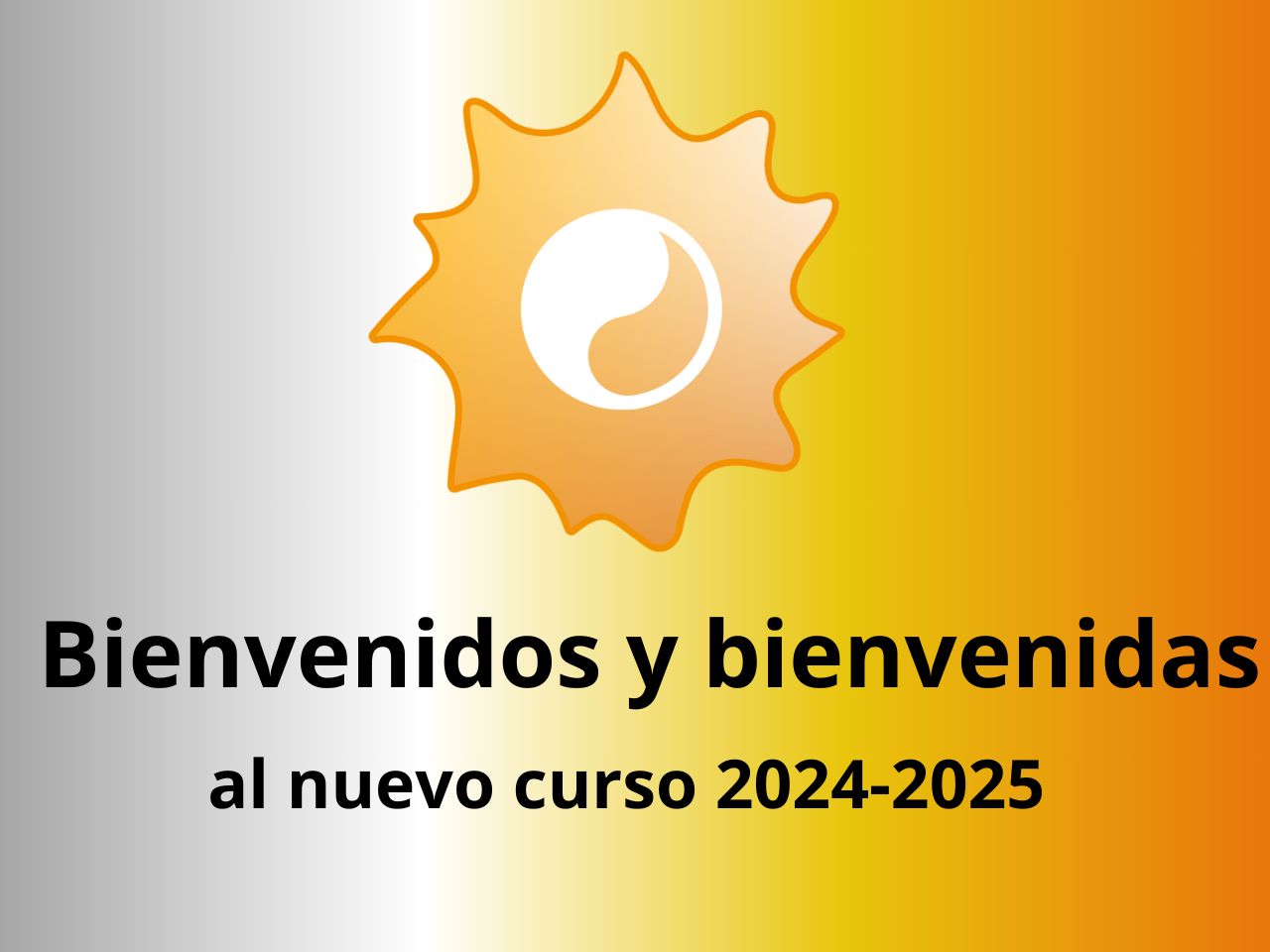 Bienvenida al curso 2024-2025